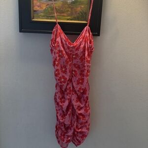 Zara Pink Floral Mini Dress